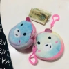 Plush toy coin purse, children's wallet, colorful coin purse, bear wallet, embroidered 8cm tie-dyed wallet details Picture
